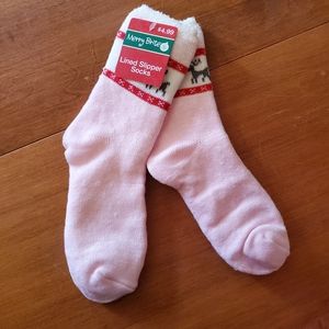 NWT Merry Brite Lined Slipper Socks